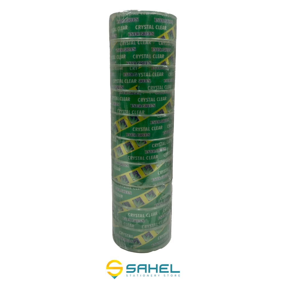 چسب نواری کریستال 10 عددی ( جهت فروش عمده )