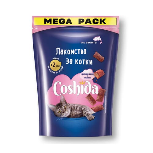تشویقی گربه کوشیدا اسنک مغزدار ماهی Coshida وزن 150 گرم