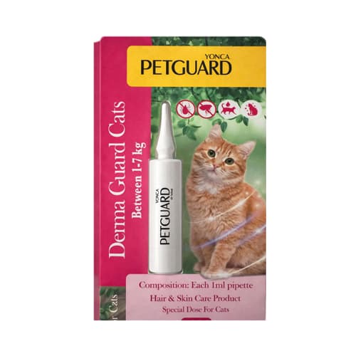 قطره ضد کک و کنه گربه پت گارد Petguard یک عدد