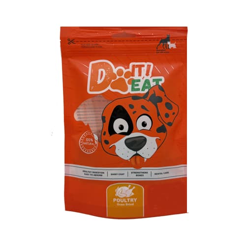 تشویقی سگ دو ایت چیپس سینه مرغ Do It Eat وزن 60 گرم