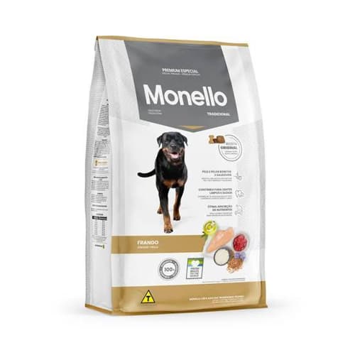 غذای سگ بالغ مونلو تردیشنال مرغ Monello وزن 1 کیلوگرم (فله)