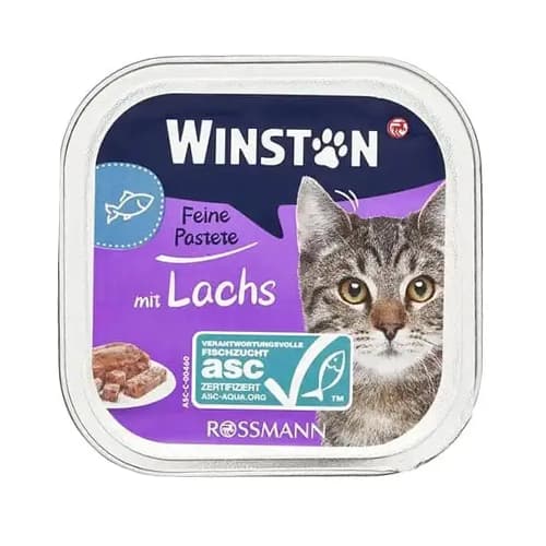 ووم گربه بالغ وینستون ماهی سالمون Winston وزن 100 گرم — تصویر ۲
