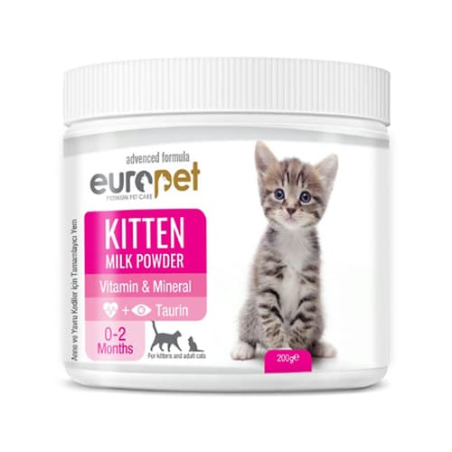 شیر خشک بچه گربه یوروپت Europet Kitten Milk وزن 200 گرم — تصویر ۲
