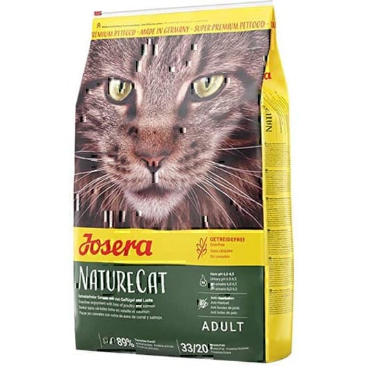 غذای خشک گربه بالغ جوسرا نیچرکت Josera Naturecat وزن 10 کیلوگرم — تصویر ۳