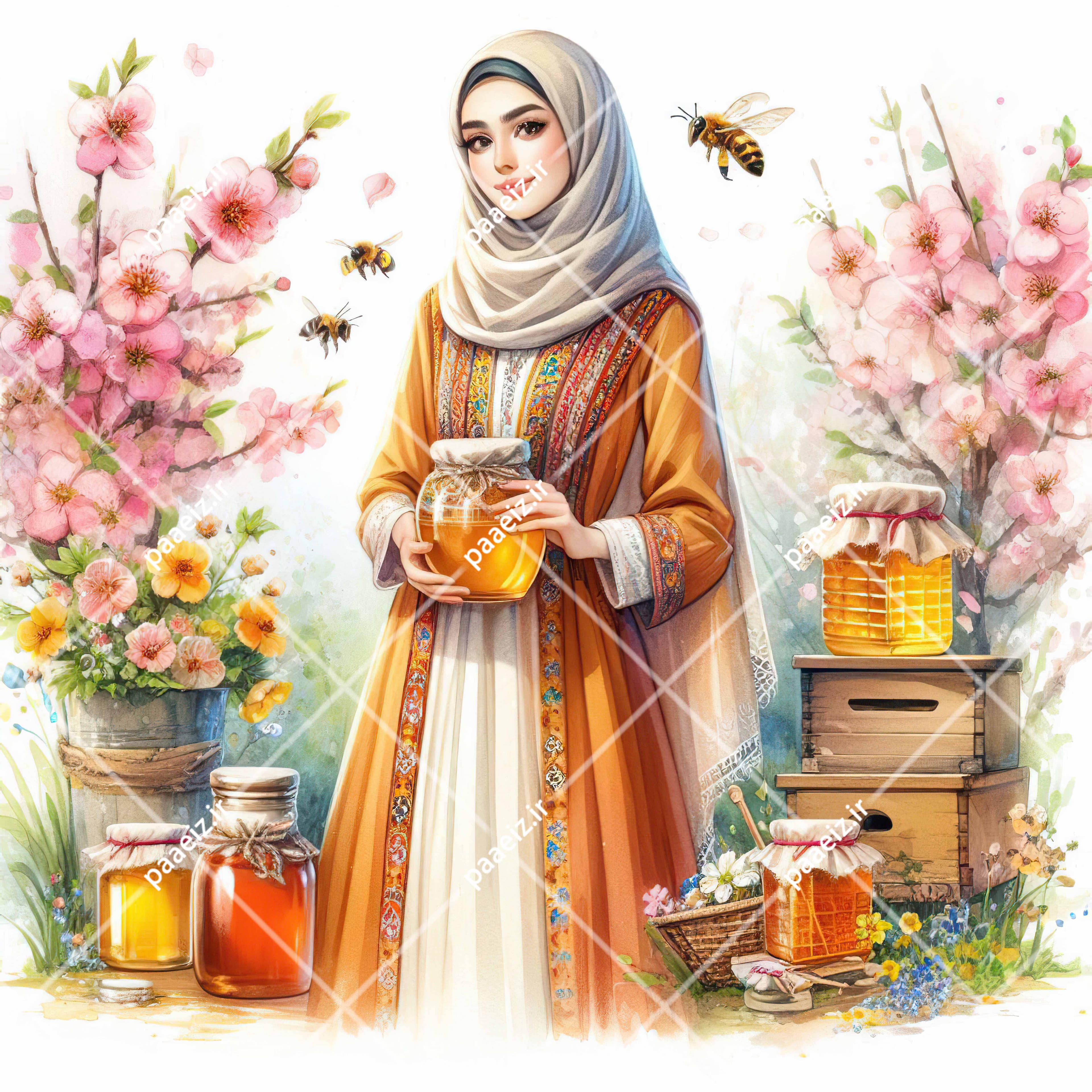 عسل درجه یک و گیاهی پاییز پاسارگاد
