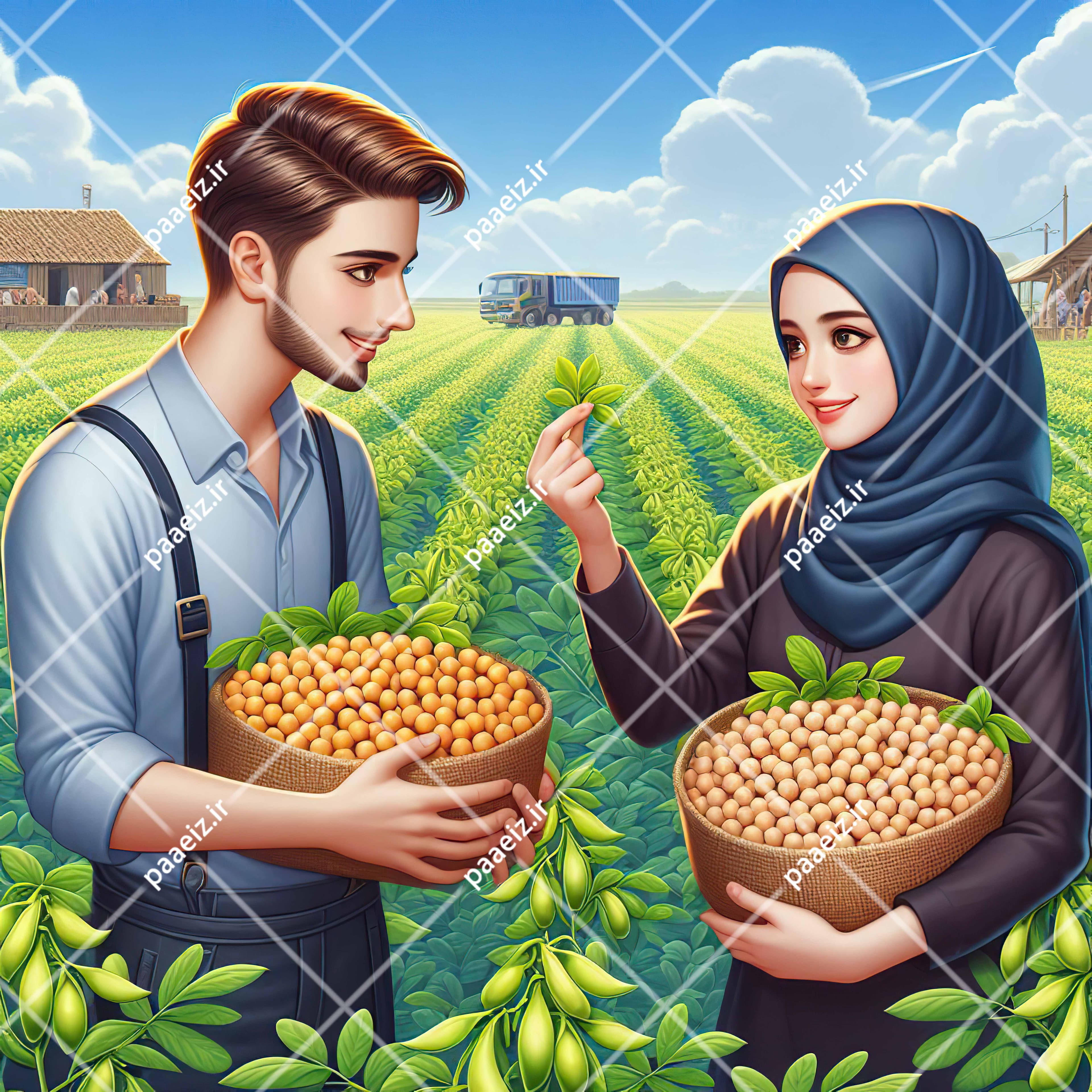 نخود درشت و با کیفیت پاییز پاسارگاد