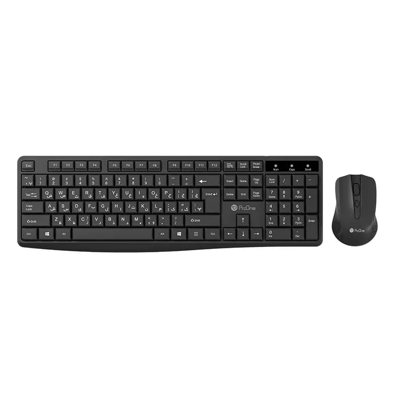 ست کیبورد و ماوس بی سیم پرووان مدل KEYSET(PMK25W) — تصویر ۴