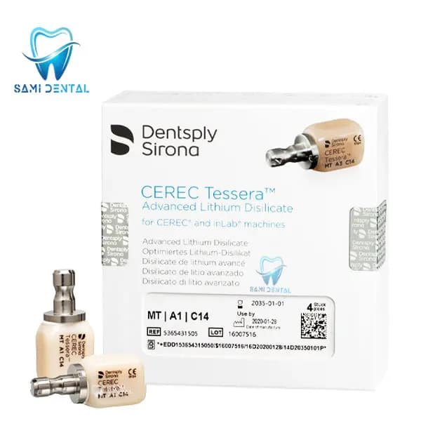 بلوک کدکم دنتسپلای ( ترنسلوسنسی MT ) _ Dentsply Sirona Tessera — تصویر ۲