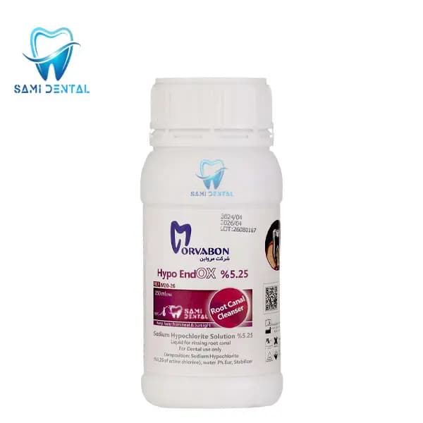 محلول هیپو کلرید سدیم مروابن 250 میلی لیتری _ Hypo Endox Morvabon