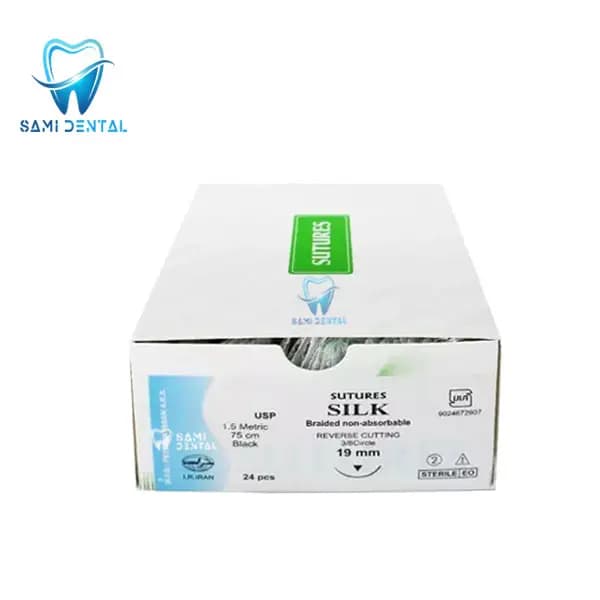 نخ بخیه سیلک سوچرز 24 عددی _ Sutures SILK