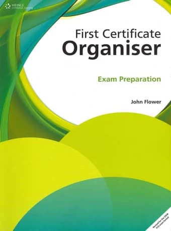 First Certificate Organiser Exam Preparation