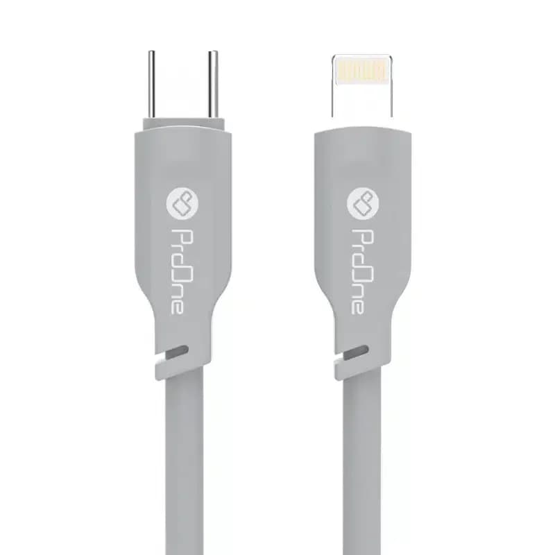 کابل شارژ و انتقال داده Lightning به Type-C پرووان مدل PCC143 توان 27 وات — تصویر ۹