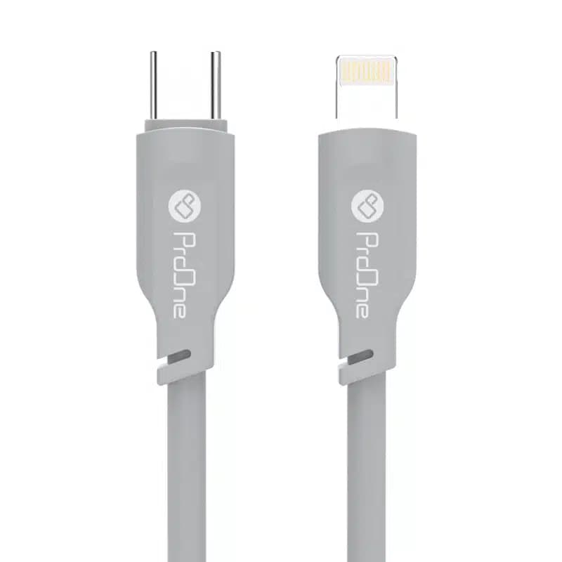 کابل شارژ و انتقال داده Lightning به Type-C پرووان مدل PCC143 توان 27 وات — تصویر ۵