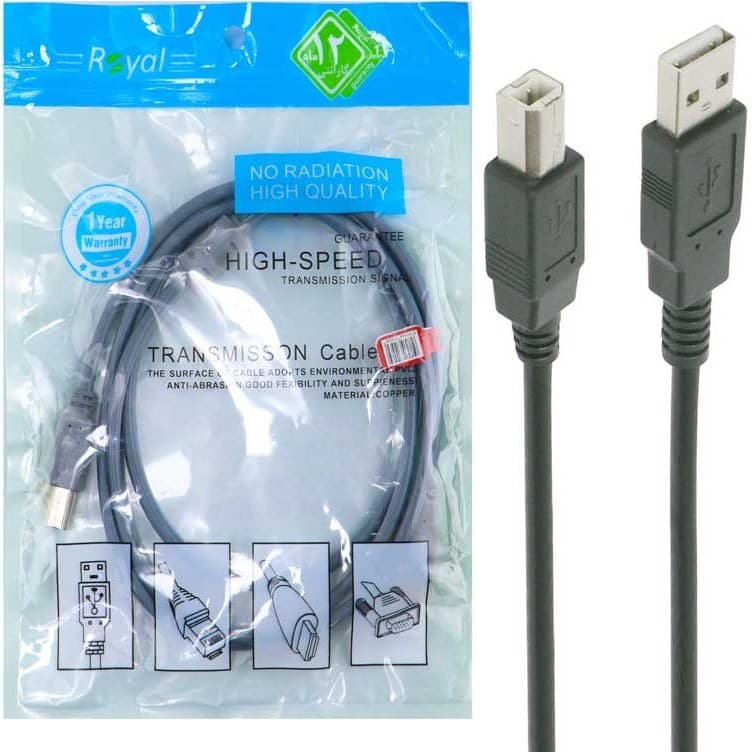 کابل پرینتر ROYAL AM/BM 1.5M