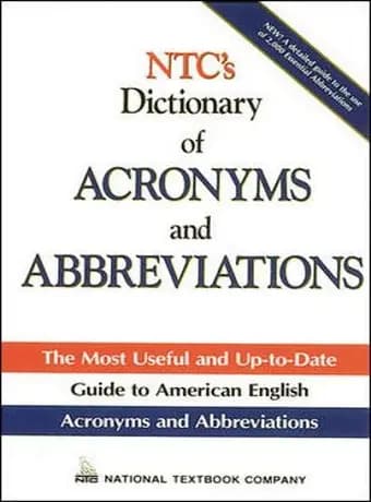Ntcs Dictionary Of Acronyms And Abbreviations