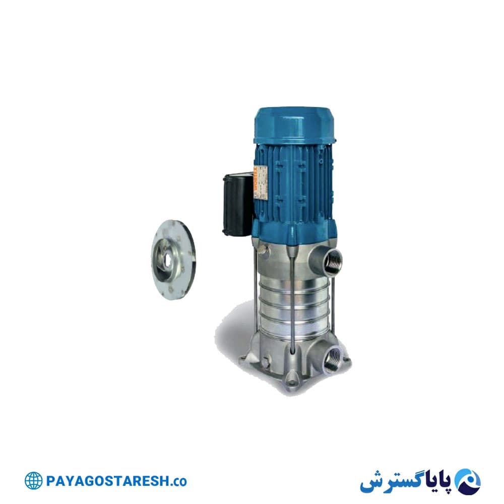 پمپ عمودی طبقاتی تمام استیل ورتکس (WORTEX) مدل MULTI VXT 10-6