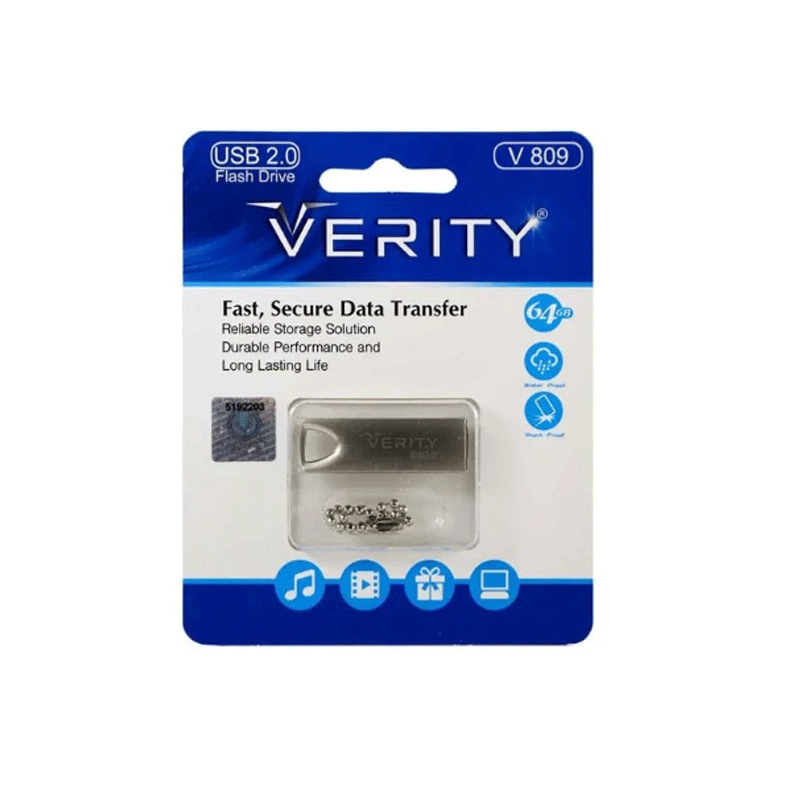 فلش مموری وریتی V 809 USB 2 ظرفیت 64 گیگابایت — تصویر ۴