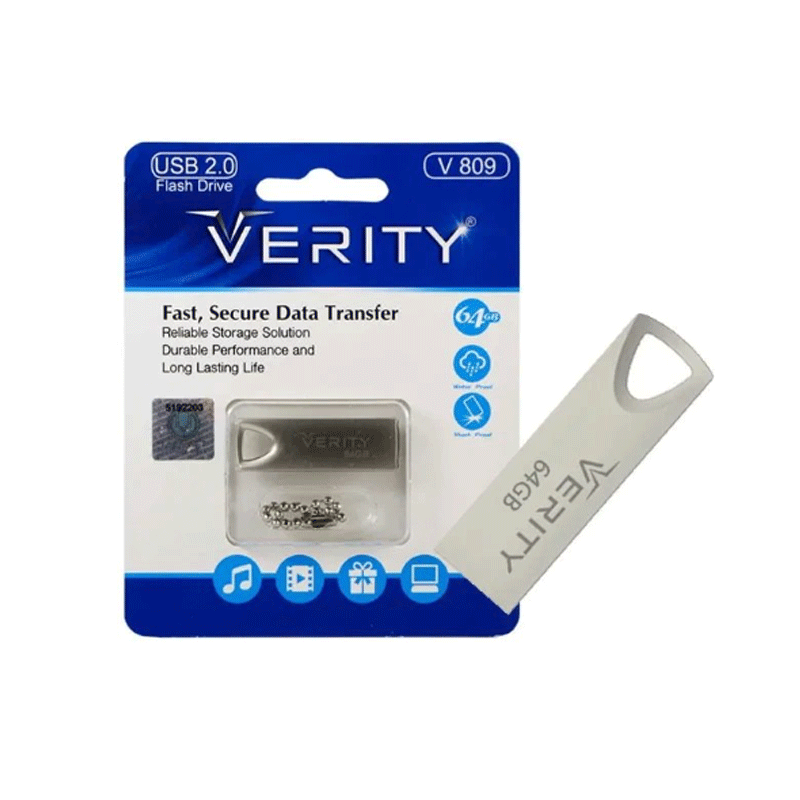 فلش مموری وریتی V 809 USB 2 ظرفیت 64 گیگابایت — تصویر ۵
