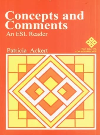 Concepts and Comments an ESL Reader