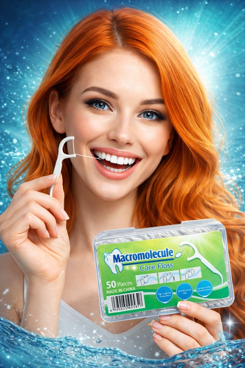 نخ دندان کمانی ماکرومولکول Macromolecule Care Floss بسته 50 تایی