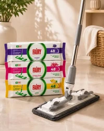 دستمال تی فیری (Fairy) بسته ۵۰ عددی با رایحه لیلیوم — تصویر ۳