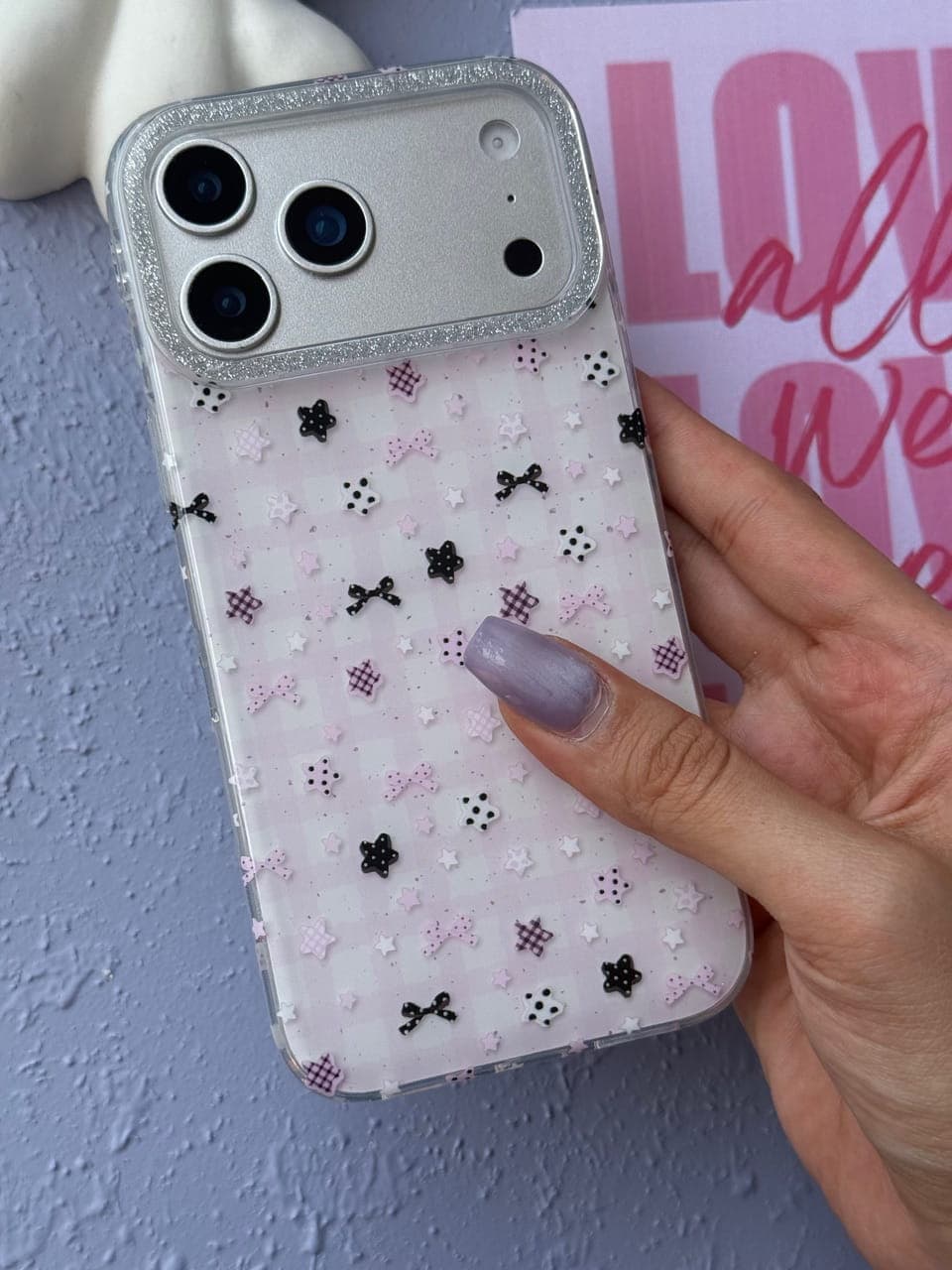 قاب Kawaii Pink Star برای آیفون — تصویر ۳