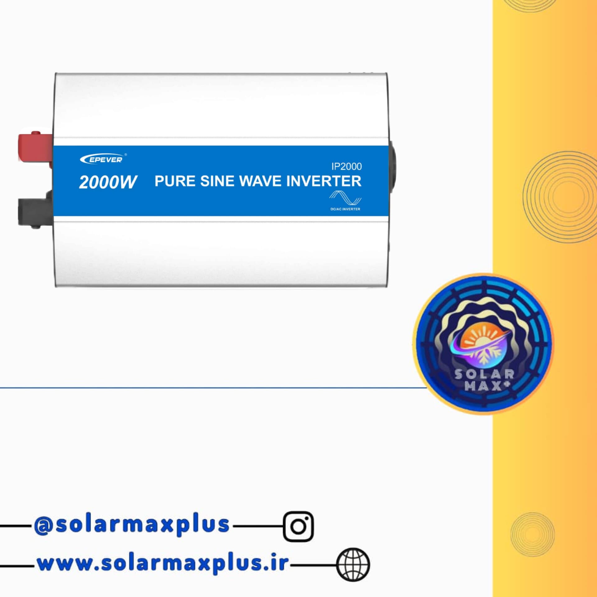 اینورتر سینوسی 2000 وات 24 ولت ای پی اور EPever