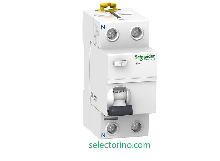 محافظ جان تکفاز 63 آمپر 300 میلی‌آمپر A9R44263 Schneider اشنایدر