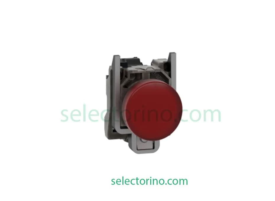 سیگنال فلزی قرمز led مدل XB4BVM4 برند Schneider Electric