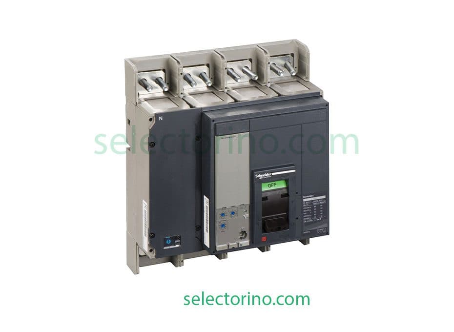 کلید اتوماتیک چهار پل 4P-1250NS+MOTOR قدرت قطع 50kA اشنایدر مدل 33480MM2