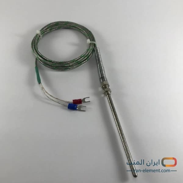ترموکوپل غلاف دار استیل تیپ k