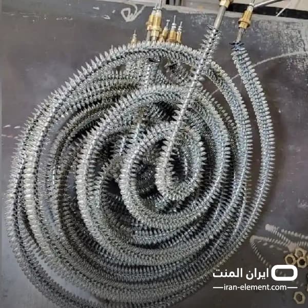 المنت فین دار و پولکی مارپیچ