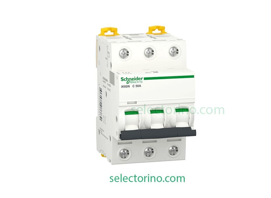 کلید مینیاتوری سه فاز 50 آمپر اشنایدر مدل A9K24350 اشنایدر Schneider Electric