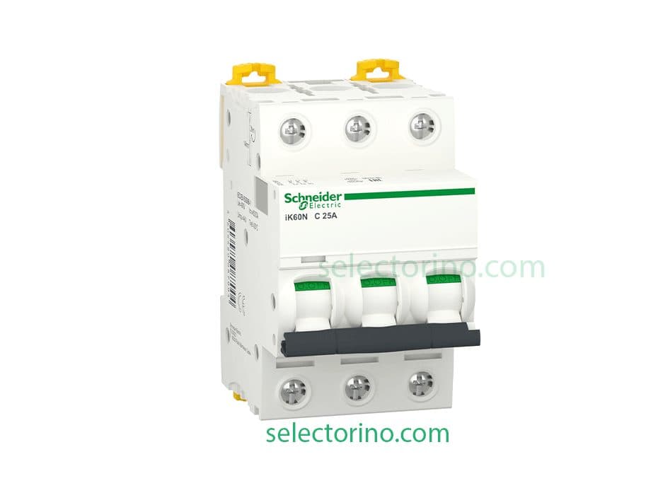 کلید مینیاتوری سه فاز 25 آمپر اشنایدر مدل A9K24325 اشنایدر Schneider Electric