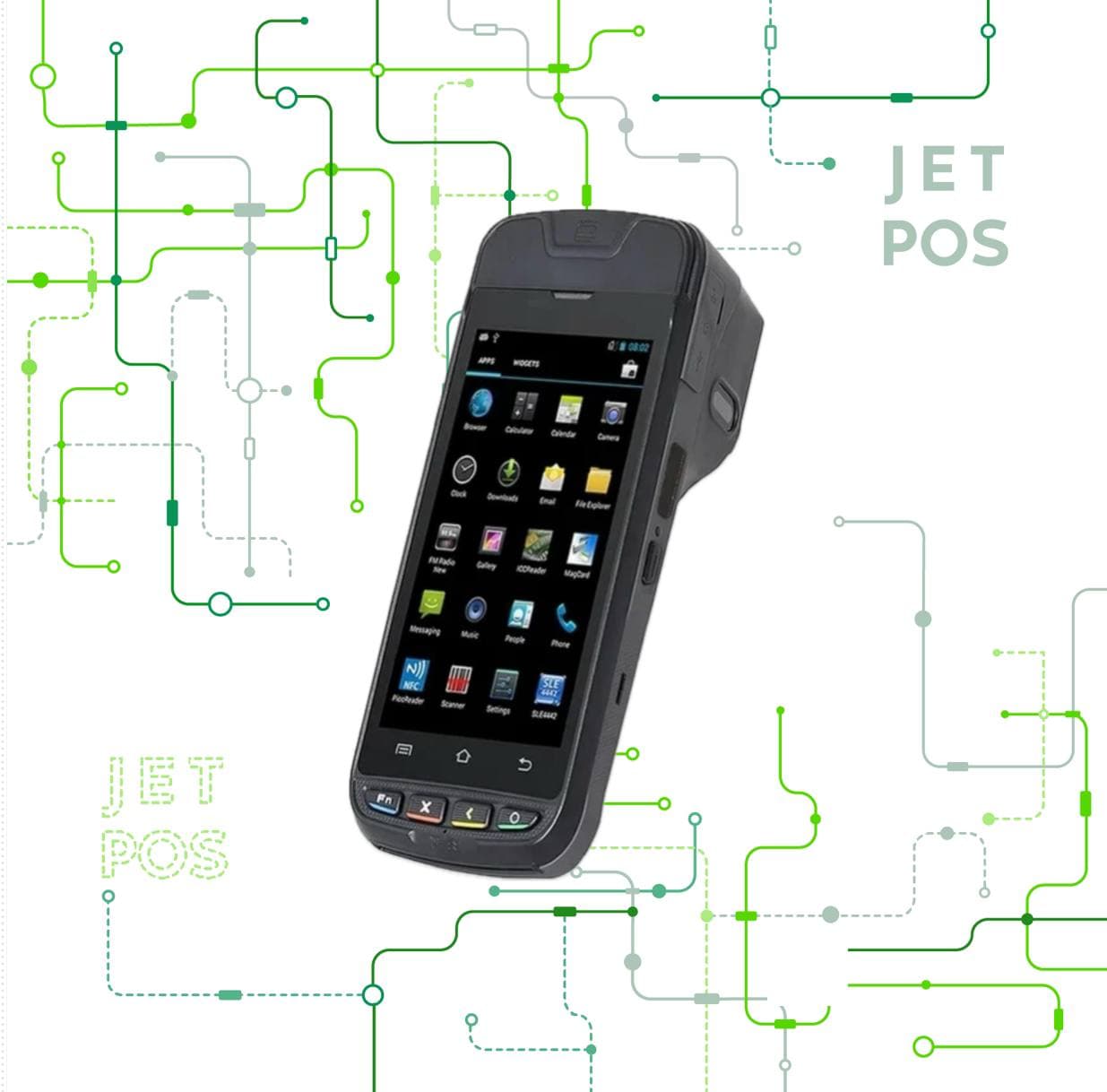 کارتخوان اندرویدی اروپایی Urovo i9000S