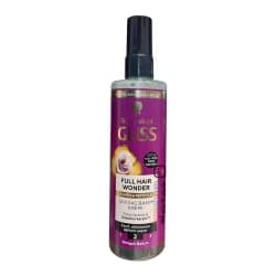 اسپری دوفاز ضدریزش گلیس Gliss مدل Full Hair wonder حاوی کافئین و پپتید