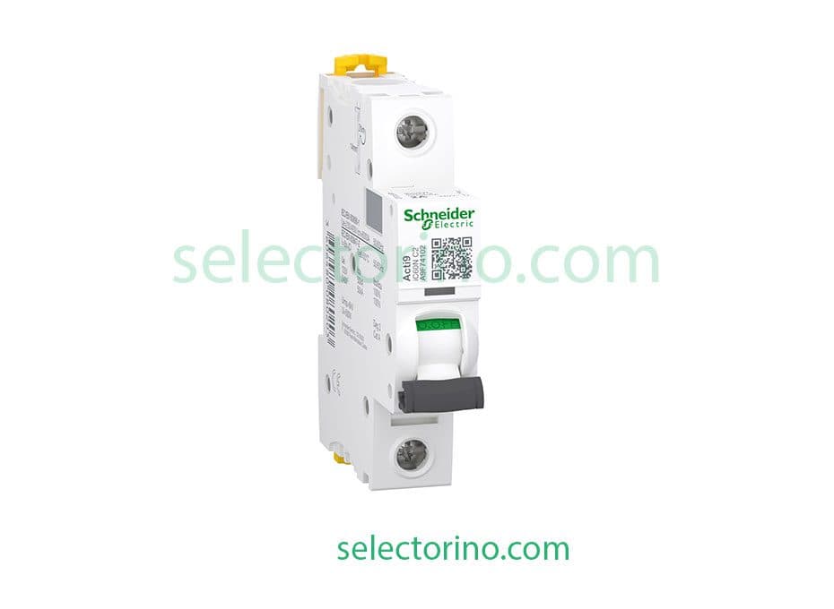 مینیاتوری تک فاز با جریان نامی 2 آمپر 1P-2مدل A9F74102 برند Schneider Electric