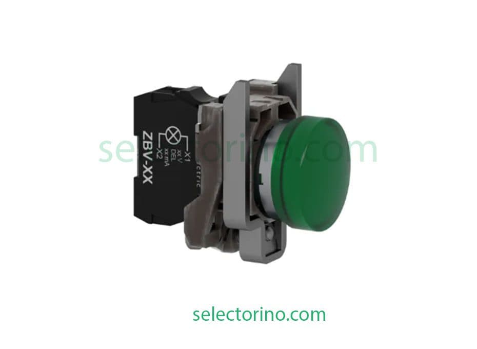 سیگنال فلزی led مدل XB4BVM3 برند Schneider Electric