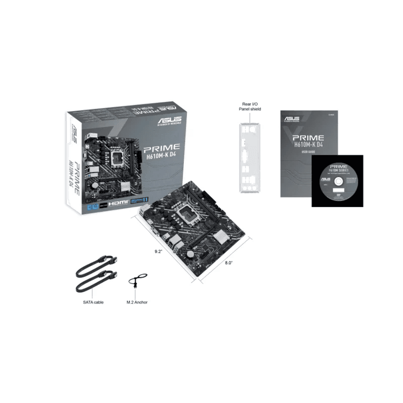 مادربرد ASUS مدل PRIME H610M-K ARGB D5 — تصویر ۳