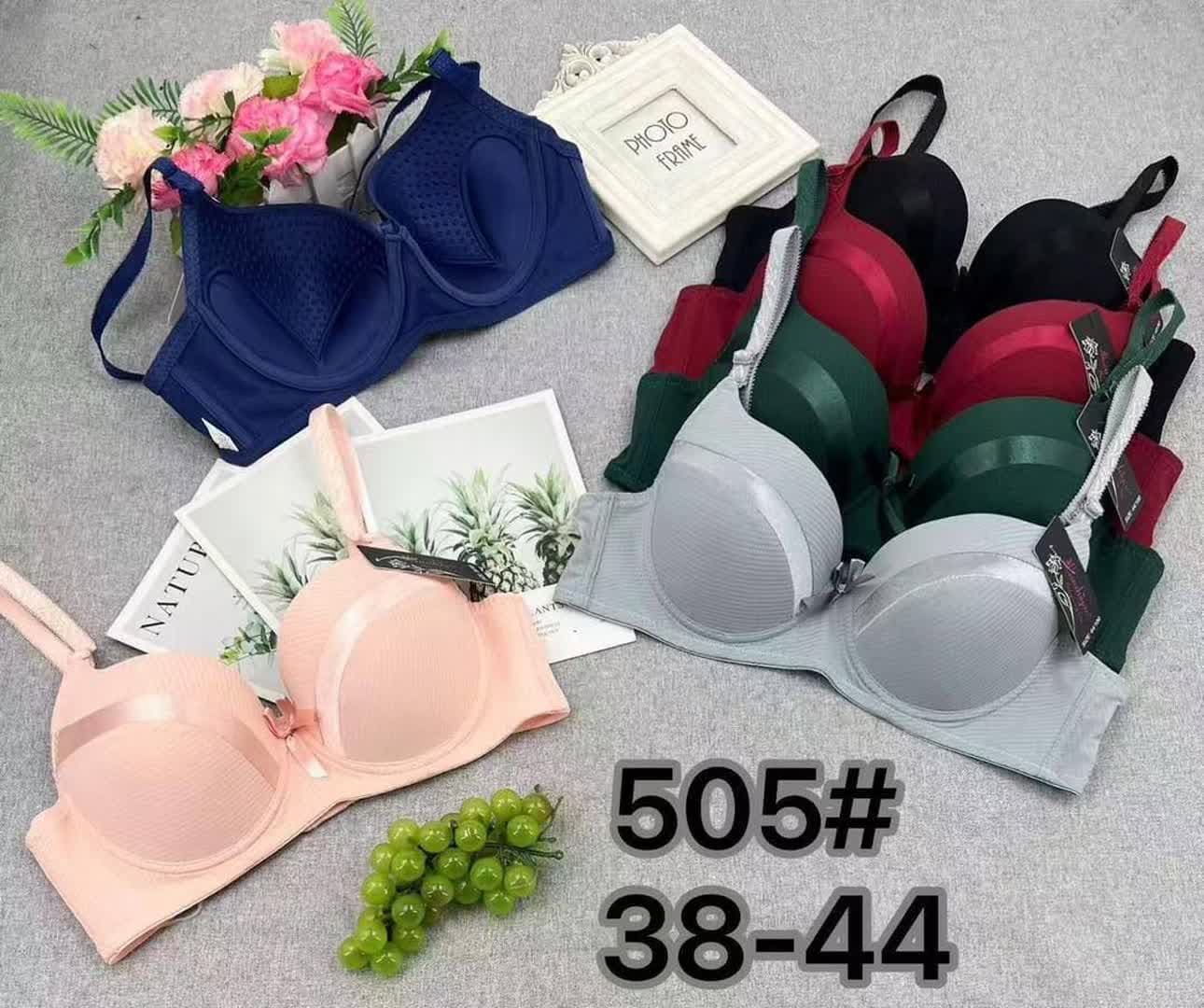 سوتین اسفنجی کد505 فنردار کاپBجین 6تایی