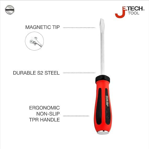 پیچ گوشتی ضربه خور دو سو 250-8 برند Jetech جتک