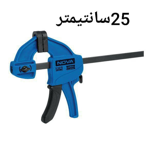 گیره دستی فشاری 25 سانتیمتر medium فک 64 نووا NOVA مدل 4069