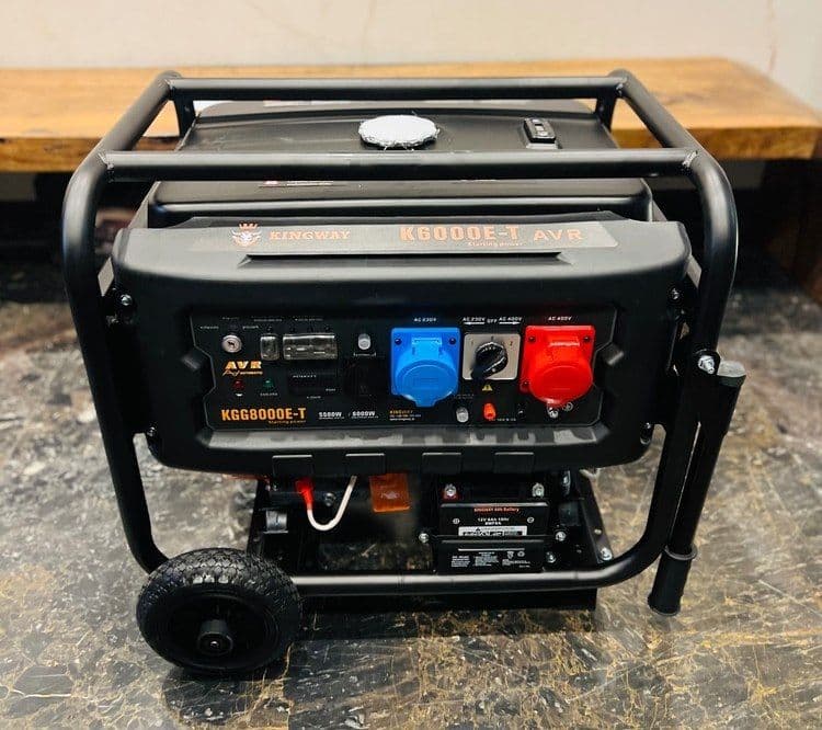 موتور برق ۶ کیلو وات استارتی تمام مس کینگ وی مدل K6000E_T