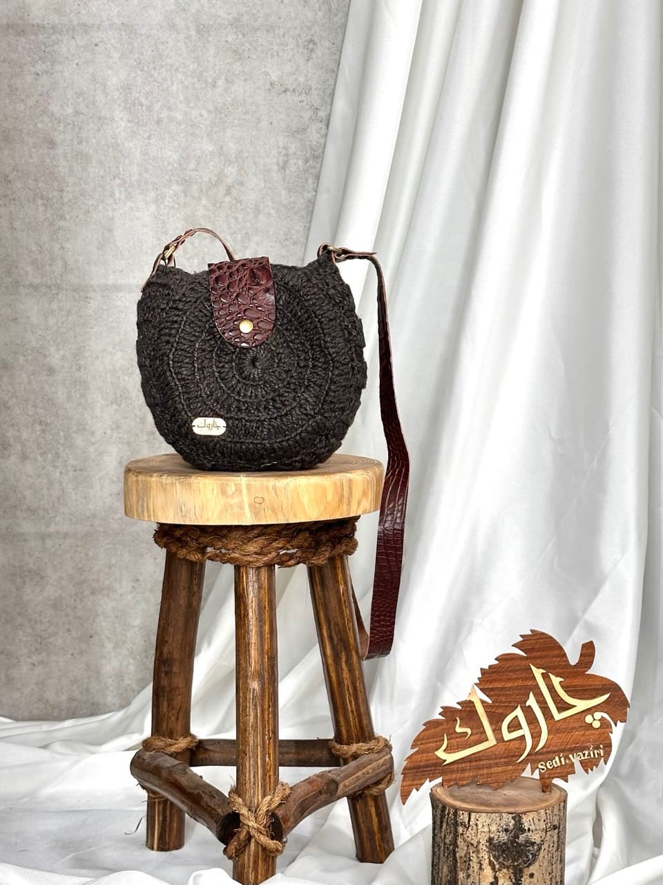 کیف کنفی قهوه ای کد ۰۲