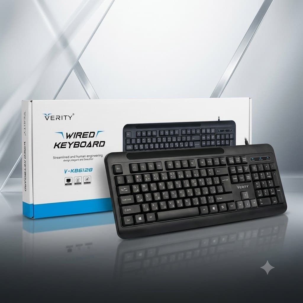 کیبورد وریتی مدل V-KB6128 — تصویر ۹