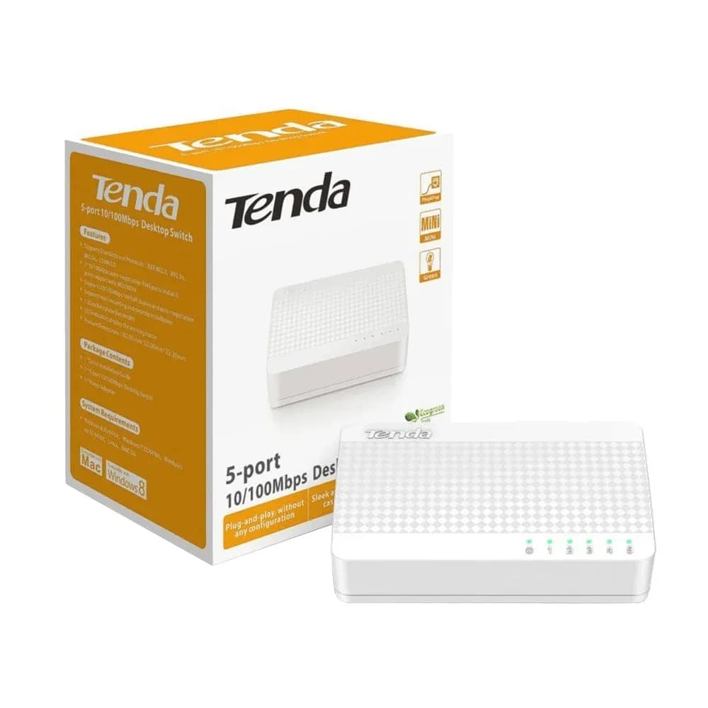 سوییچ شبکه 5 پورت تندا مدل S105