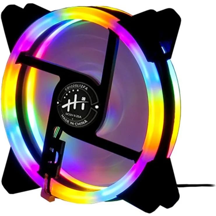 فن کیس RGB مدل AOS-12025 12V دارای RGB متغیر