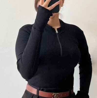بادی نیم زیپ زنانه