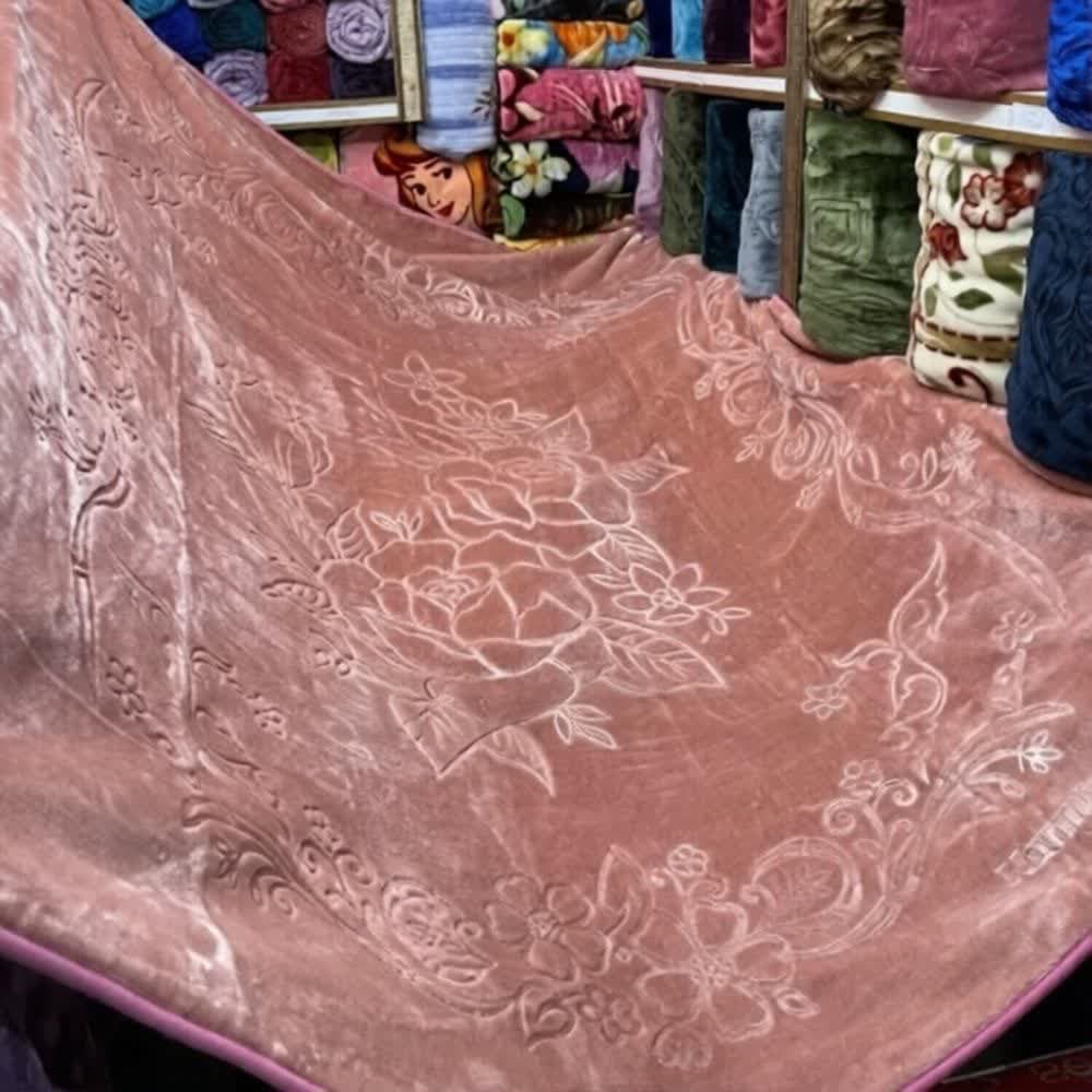 پتو نرمین ساده یکنفره