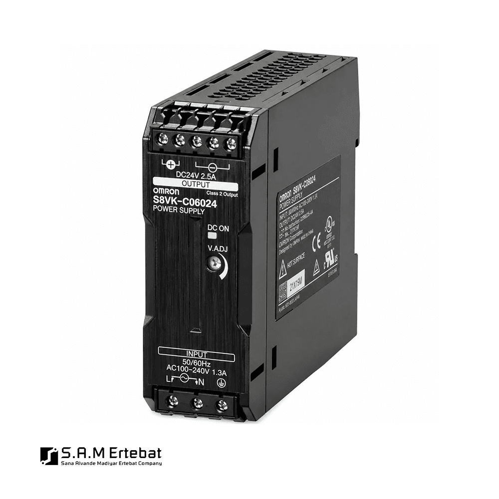 منبع تغذیه امرن omron مدل S8VK-C06024-2.5A